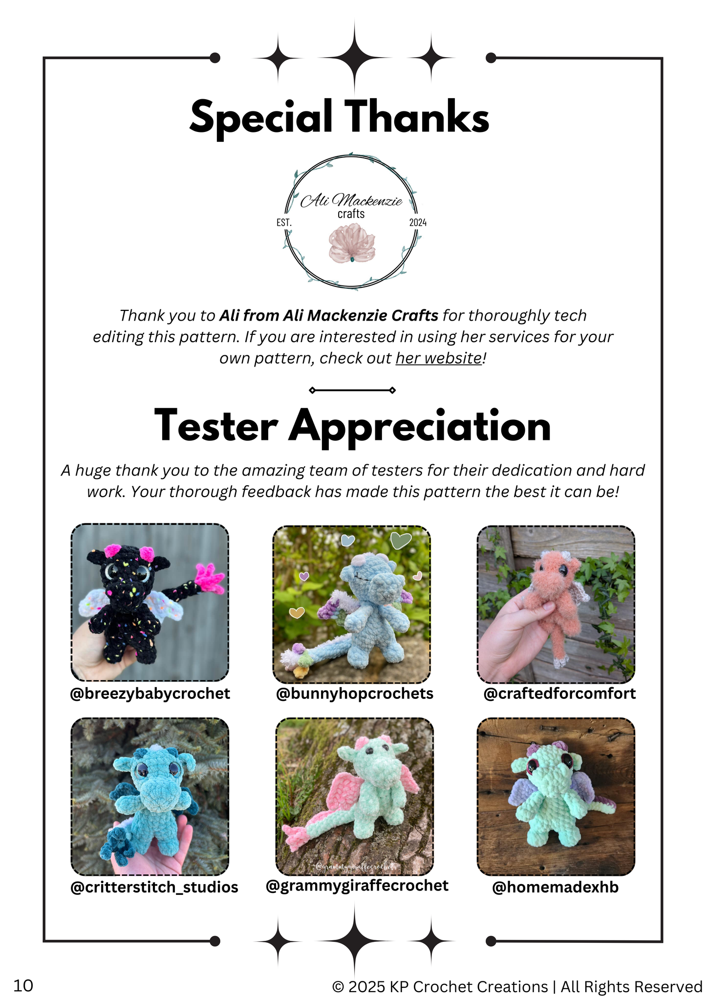 Dash the Mini Dragon PDF Crochet Pattern