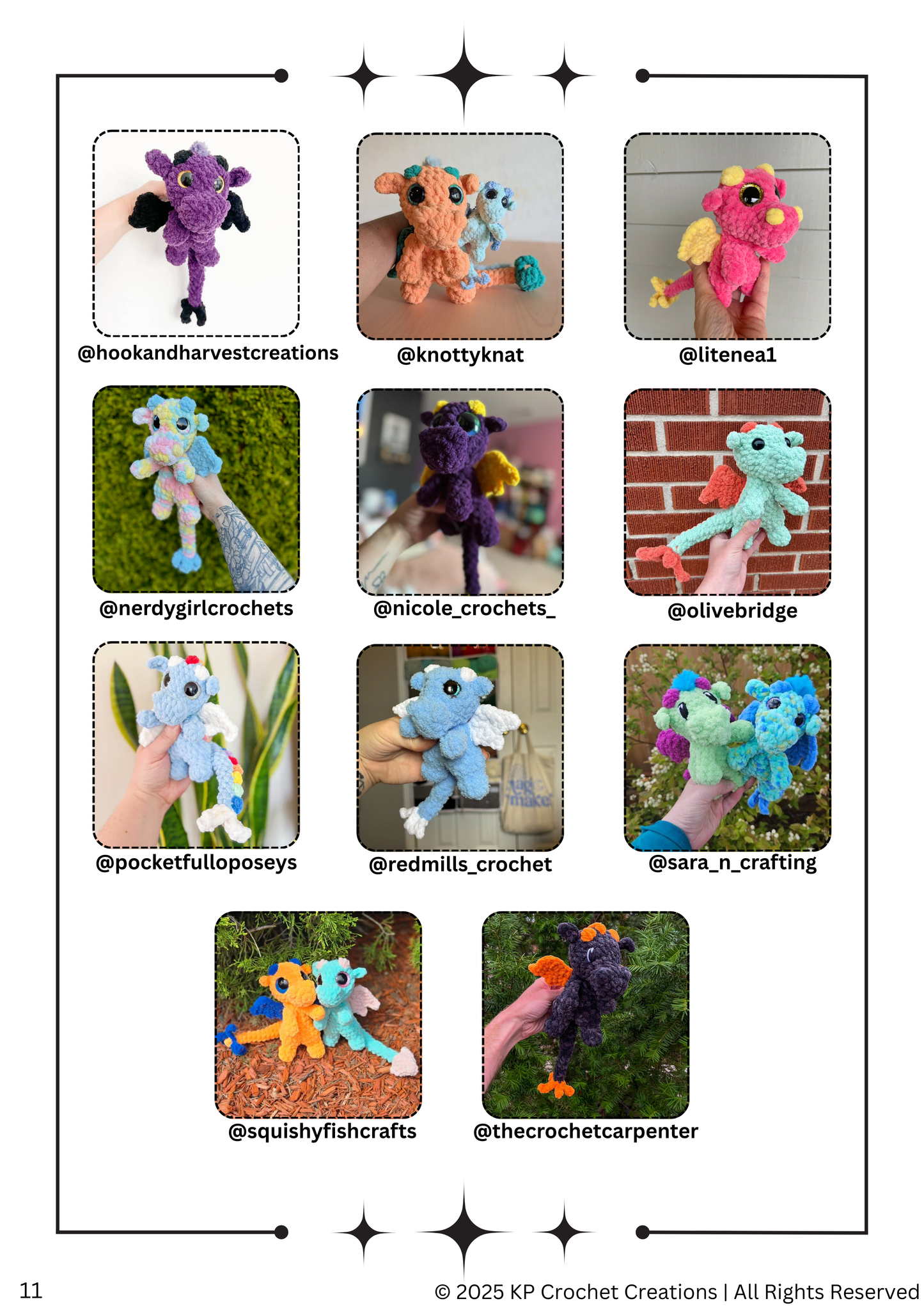 Dash the Mini Dragon PDF Crochet Pattern