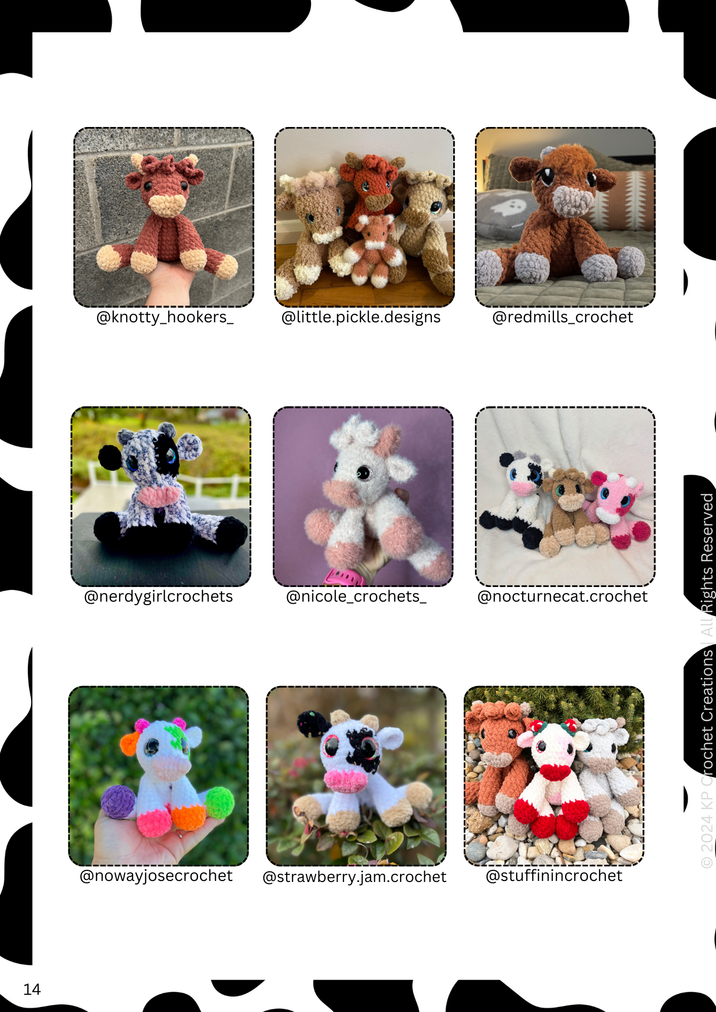 Maisey the Cuddly Cow Crochet Pattern