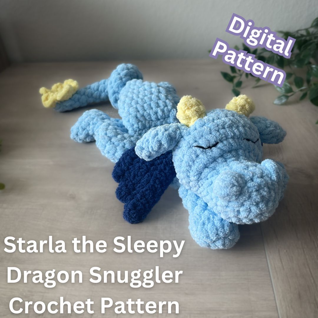 Starla the Sleepy Dragon Crochet Pattern
