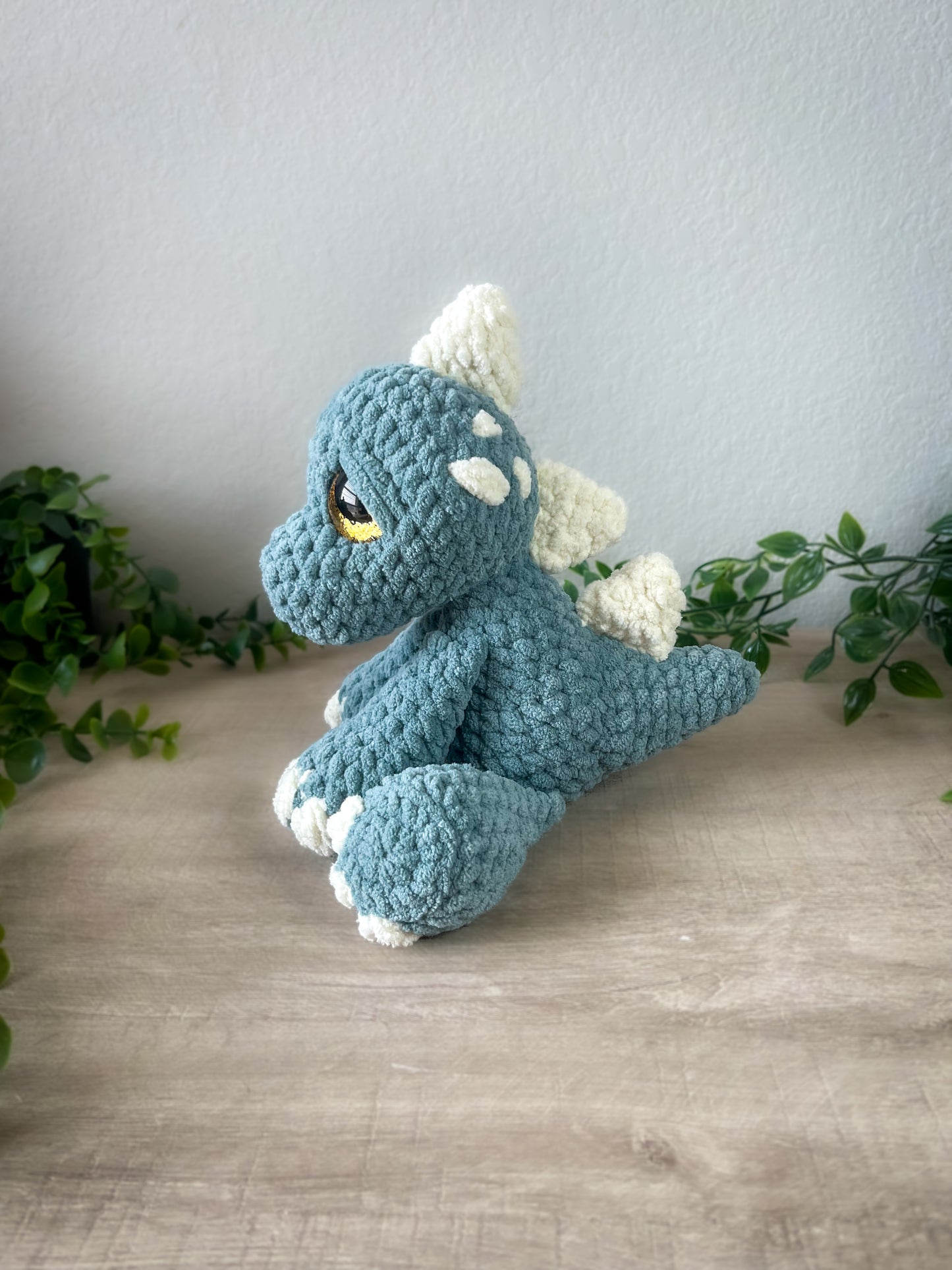 Dudley and Daphne the Cuddly Dinos 2 in 1 Crochet Pattern