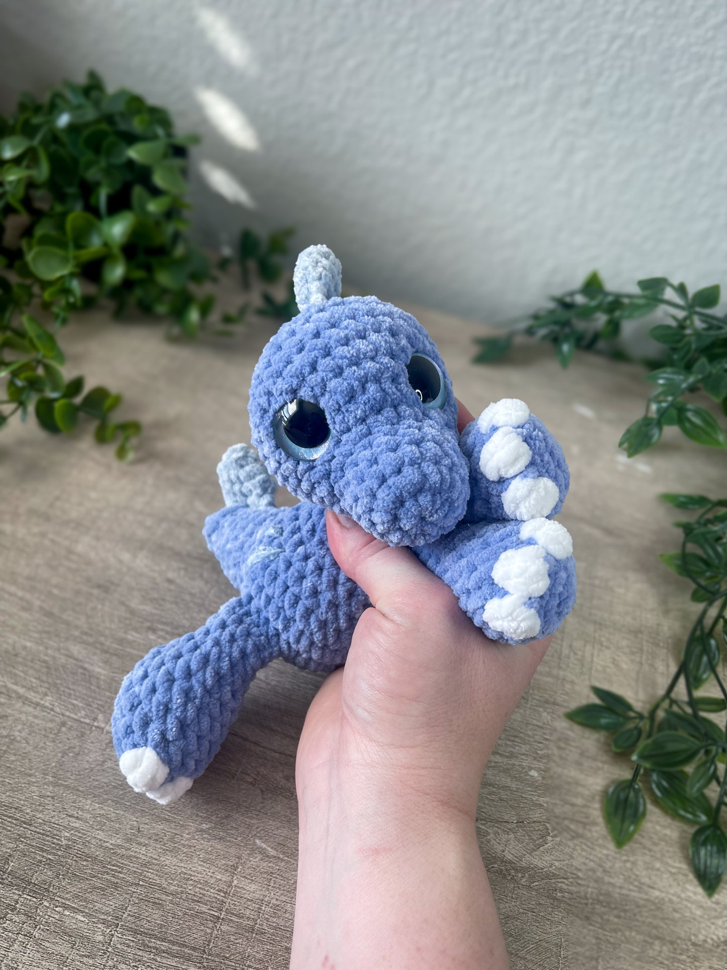 Dudley and Daphne the Cuddly Dinos 2 in 1 Crochet Pattern