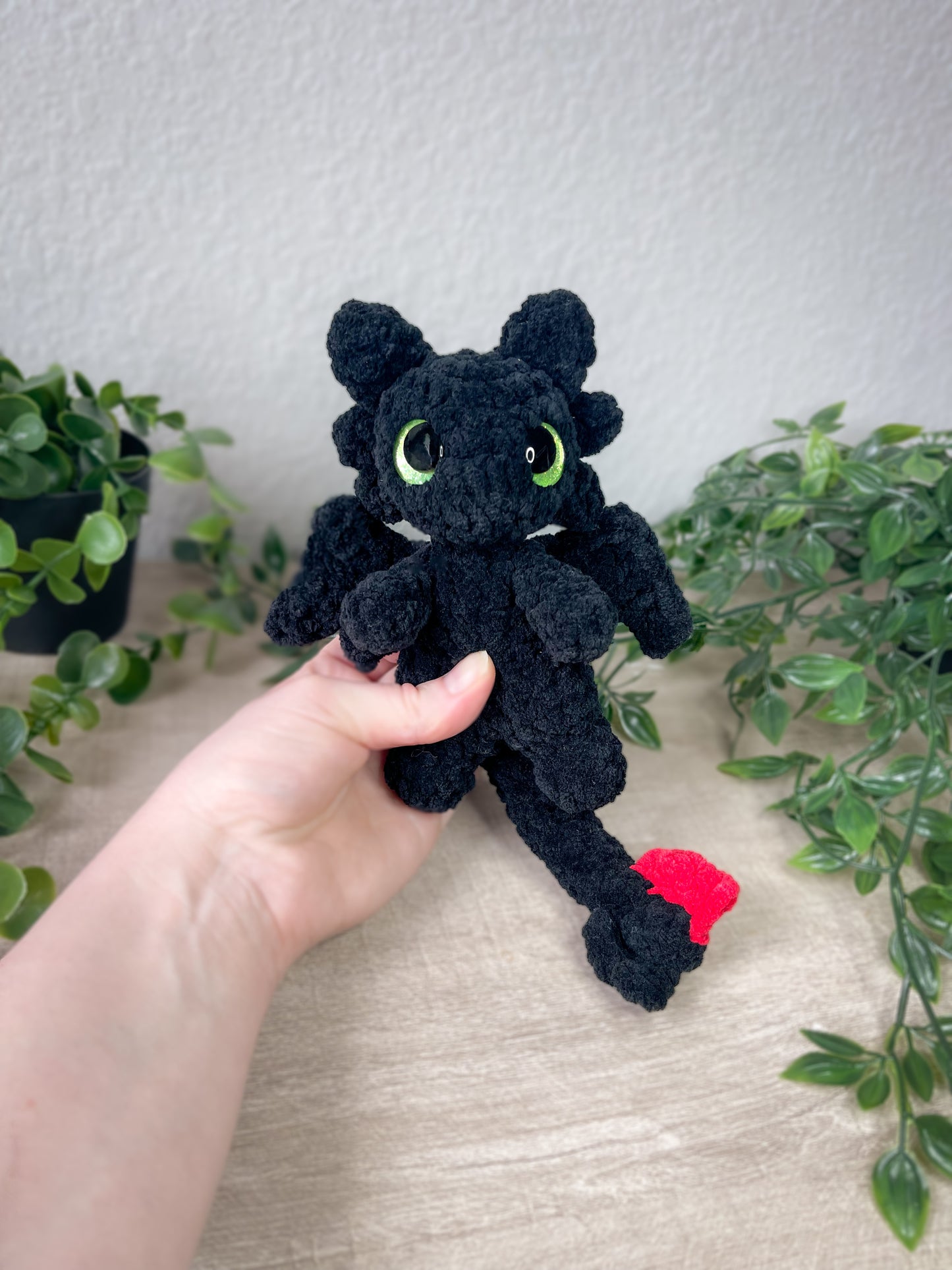 Nyx the Mini Fury Dragon PDF Crochet Pattern