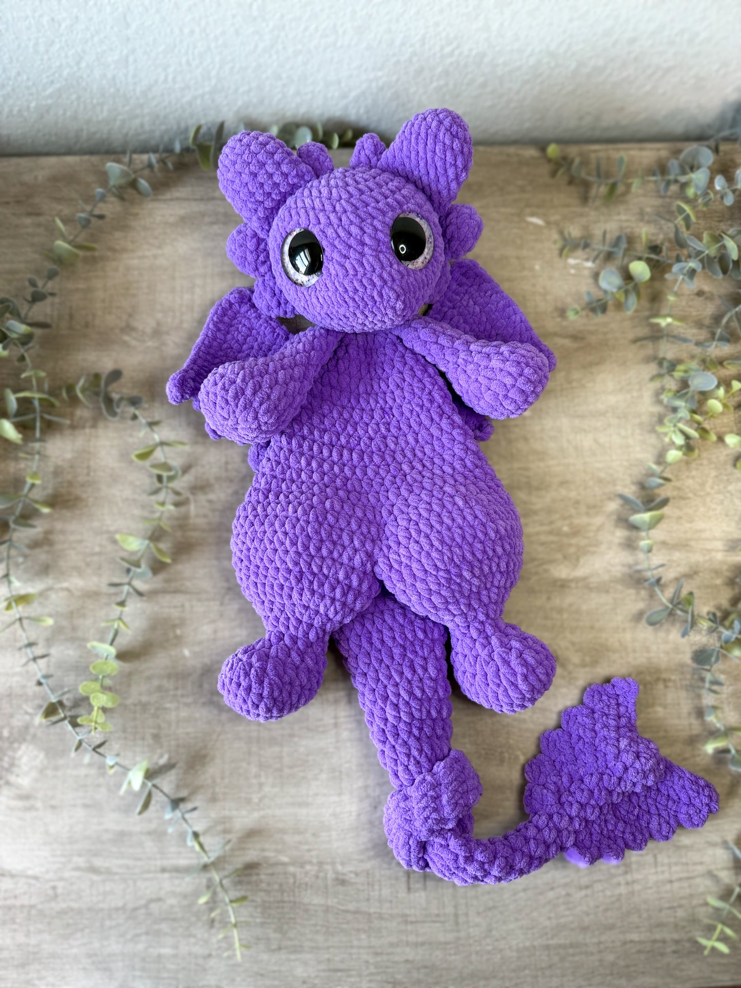 SNUGGLER Version - Supernova the Fury Dragon PDF Crochet Pattern