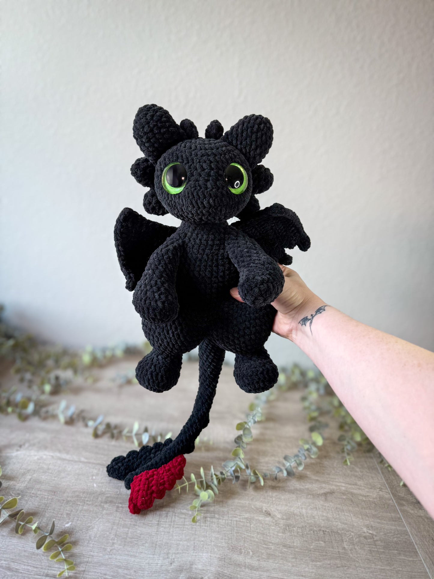 PLUSHIE Version - Supernova the Fury Dragon PDF Crochet Pattern