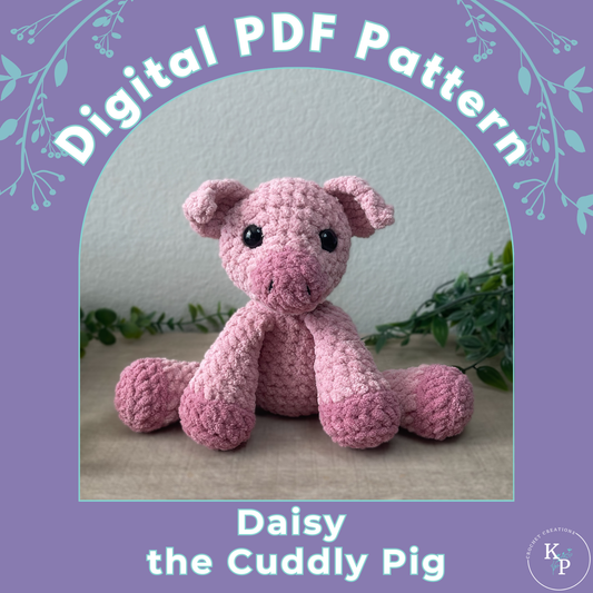 Daisy the Cuddly Pig Crochet Pattern
