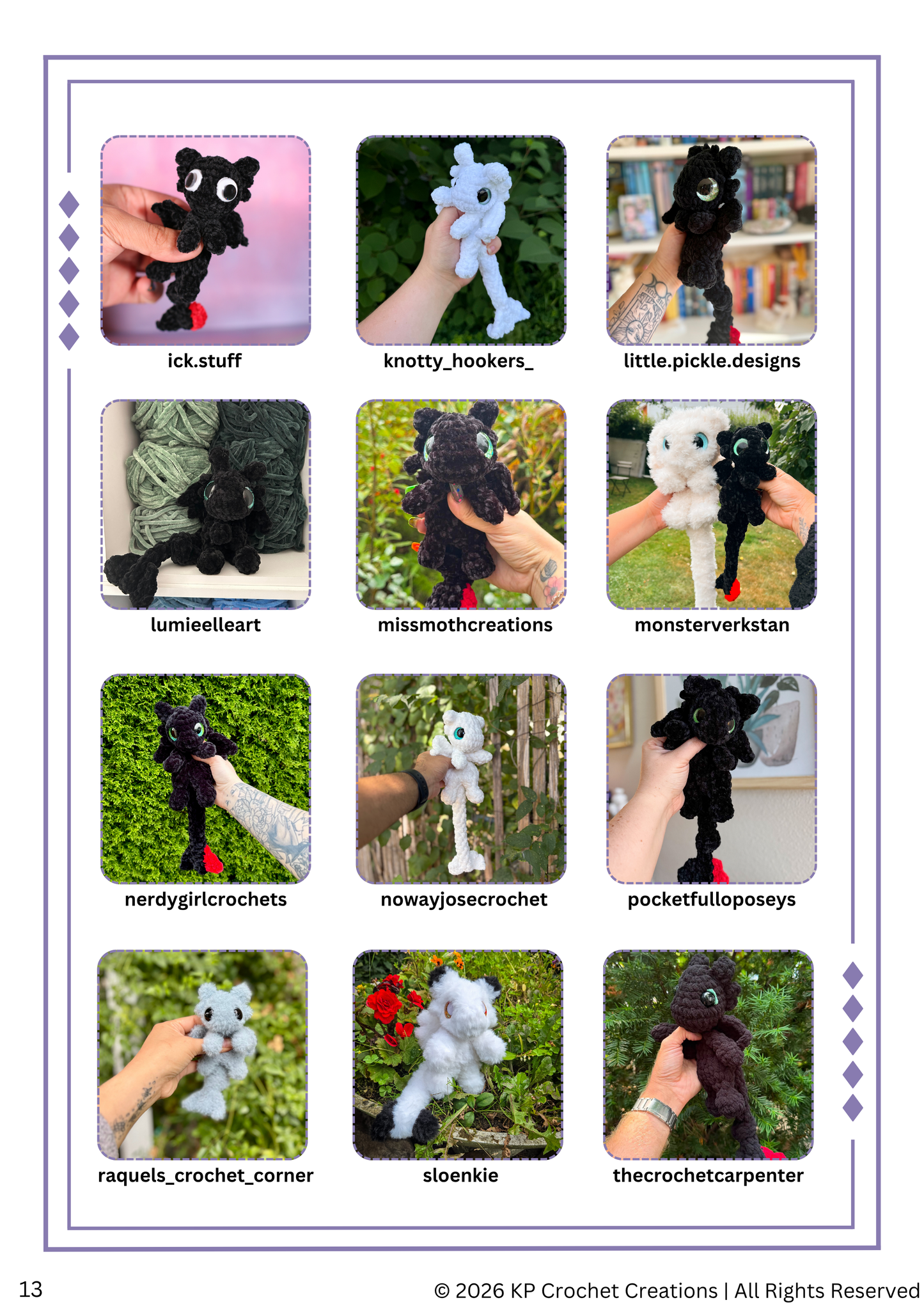 Nugget the Mini Fury Dragon Snuggler PDF Crochet Pattern