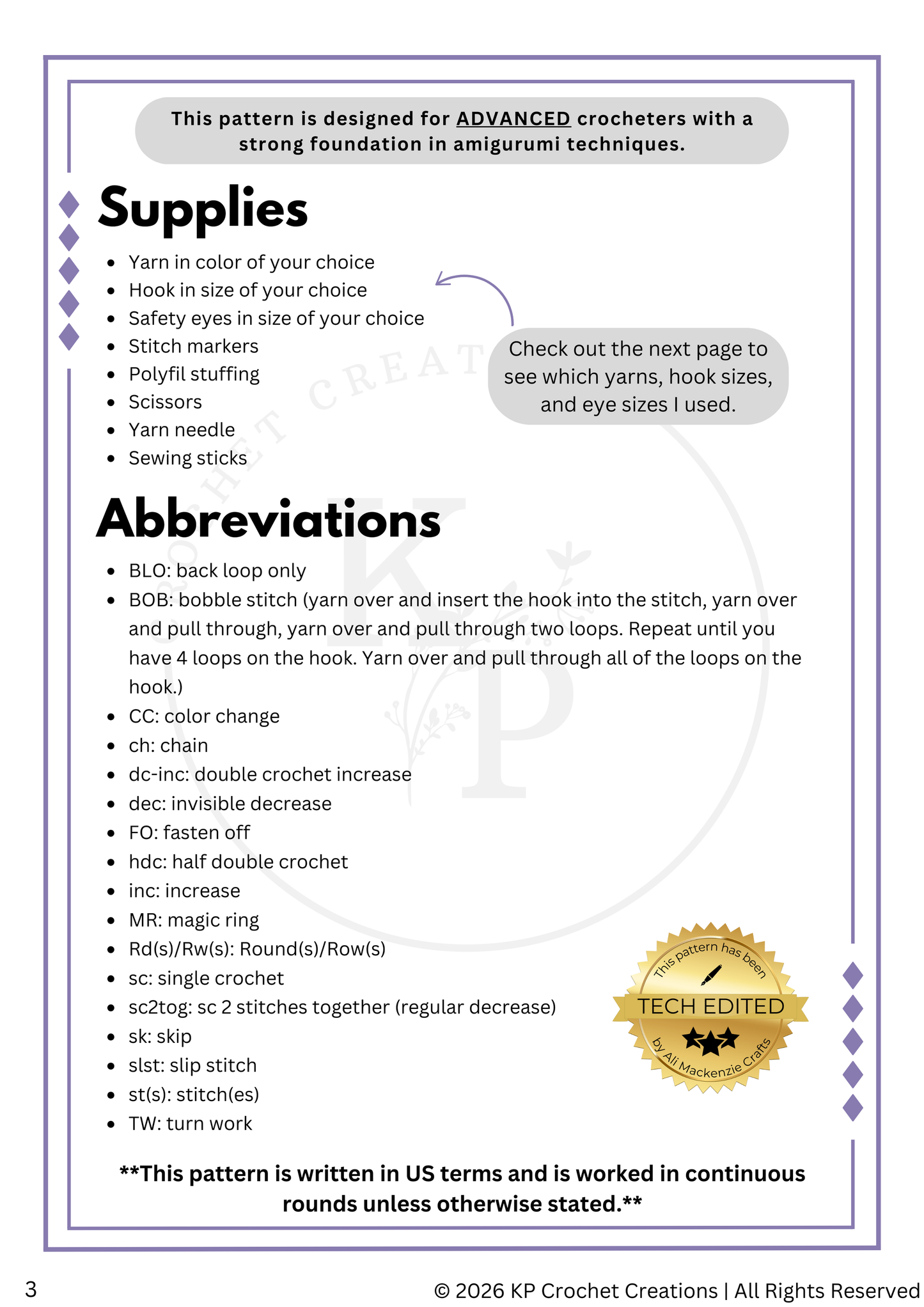 Stanley the Stegosaurus PDF Crochet Pattern