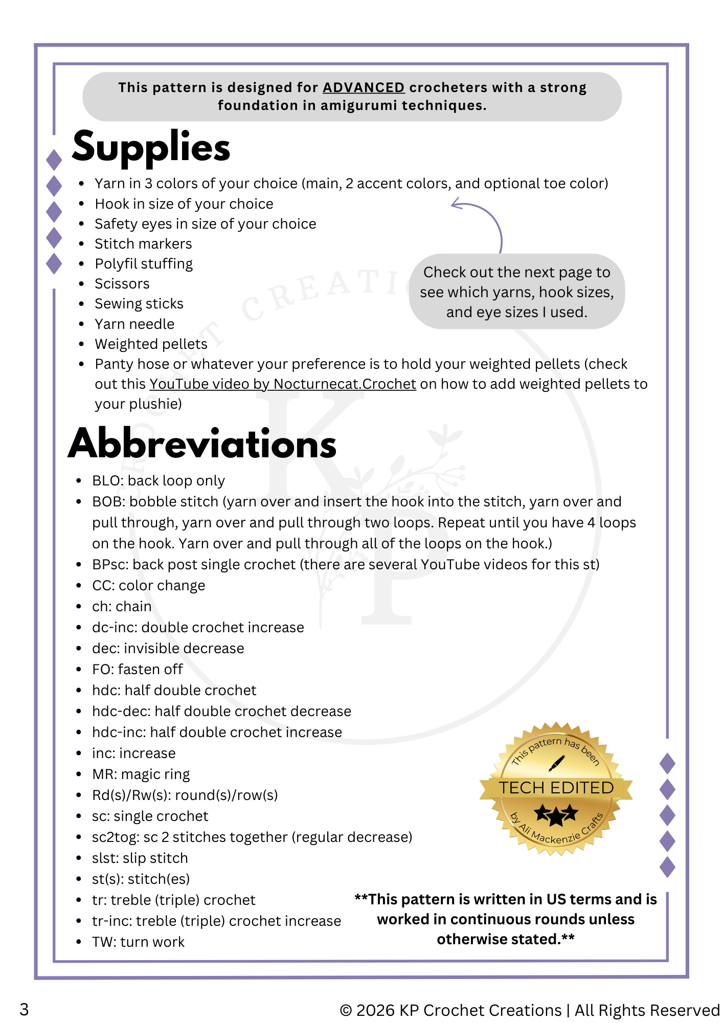 Dylan the Dilophosaurus PDF Crochet Pattern