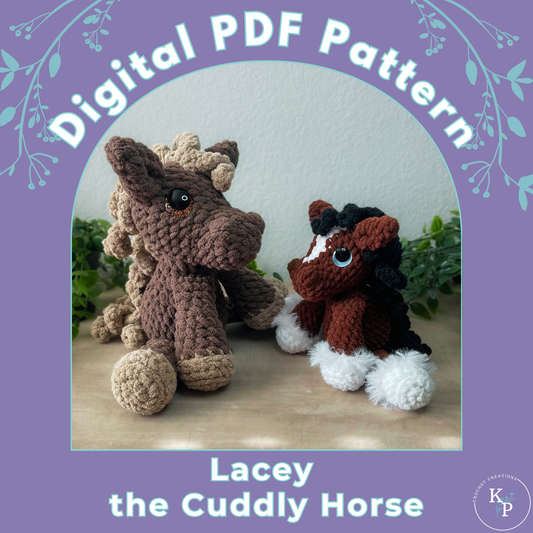 Lacey the Cuddly Horse Crochet Pattern