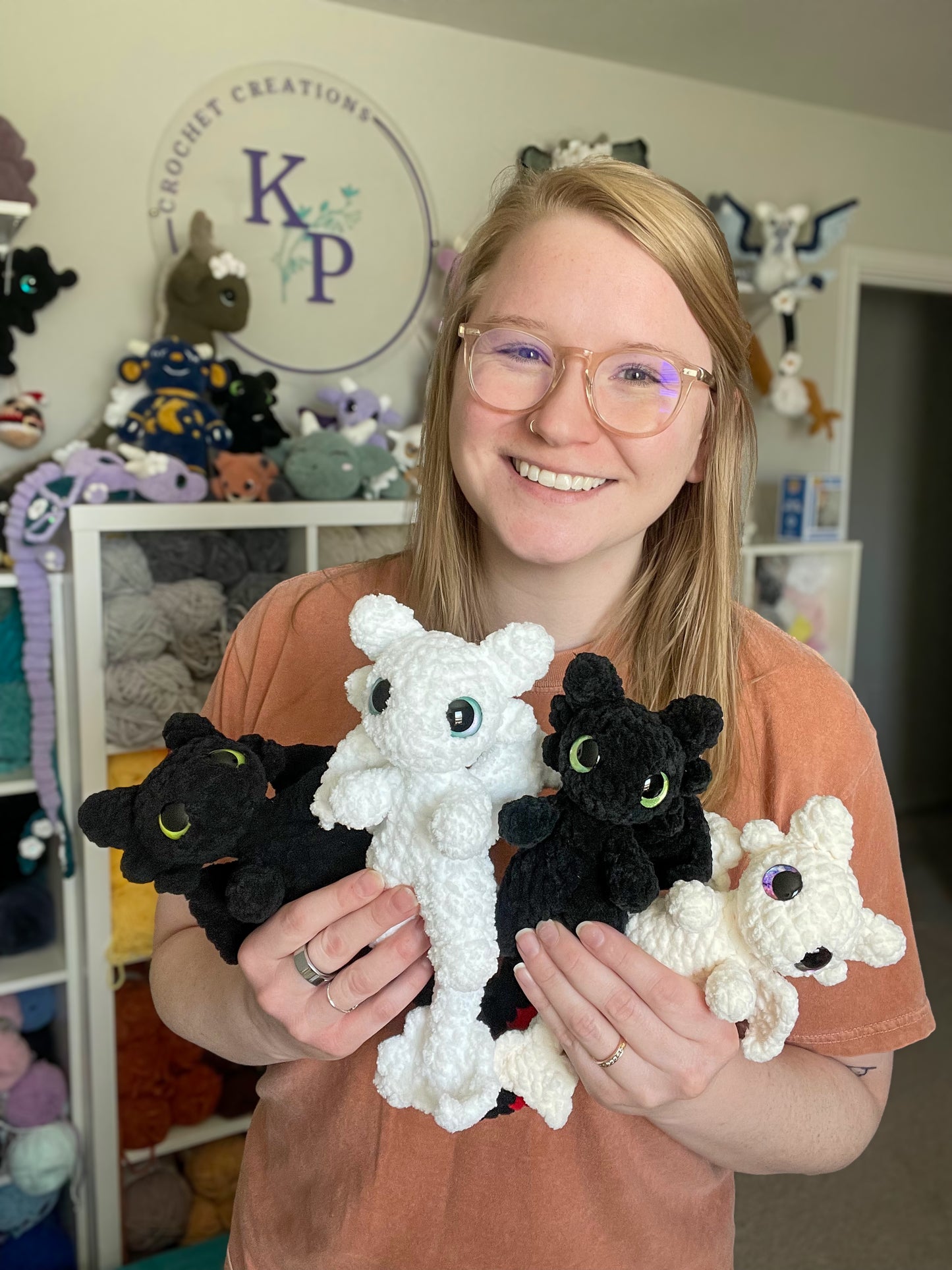 Nyx the Mini Fury Dragon PDF Crochet Pattern