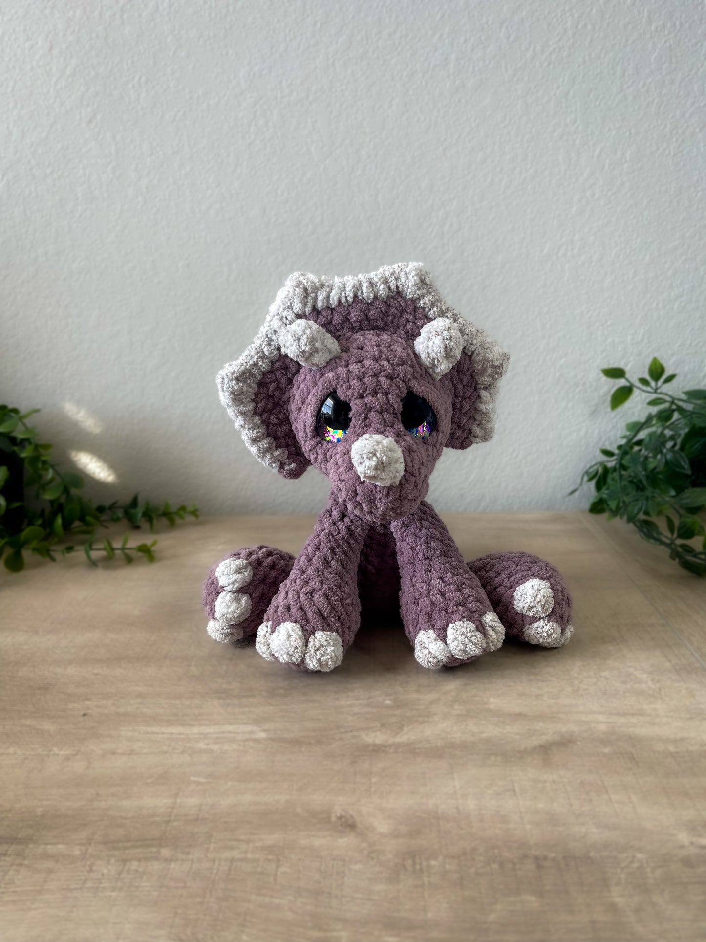 Dudley and Daphne the Cuddly Dinos 2 in 1 Crochet Pattern