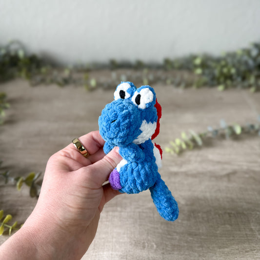Blue Shelled Dino Worry Animal