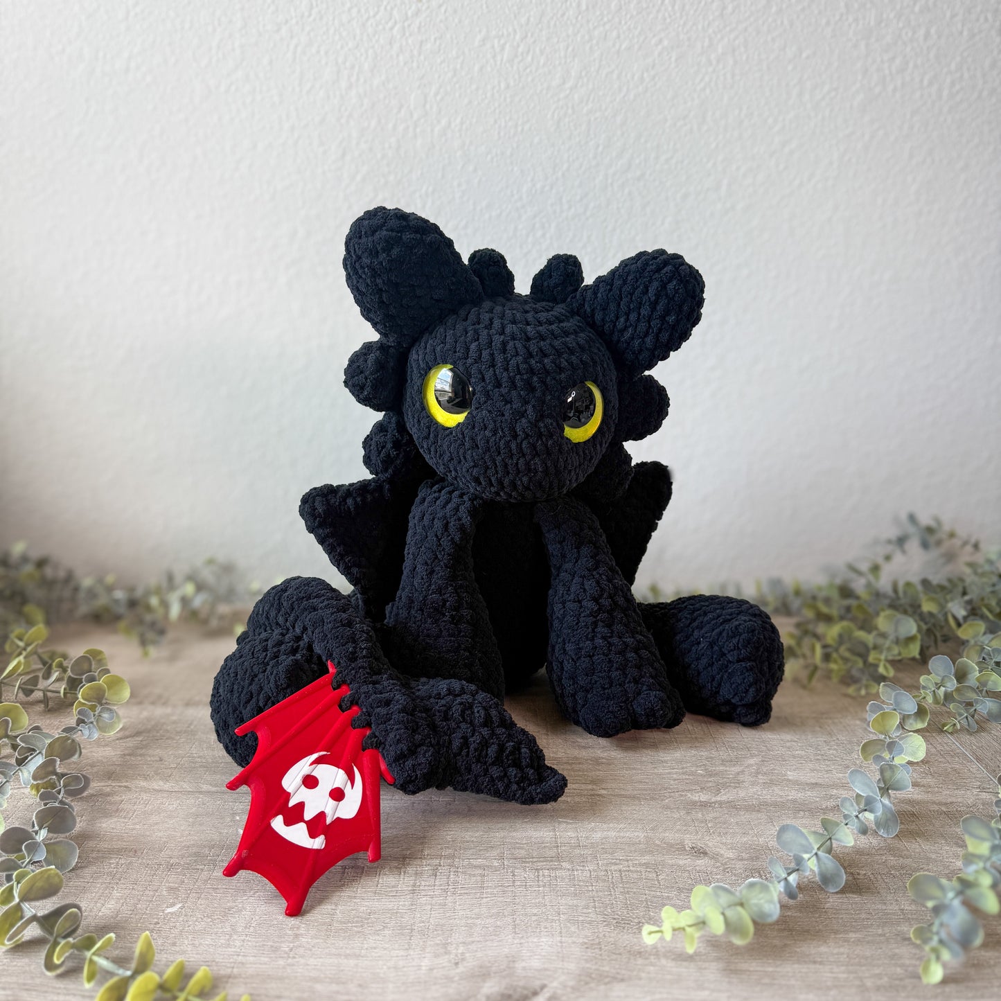 Midnight the Cuddly Fury Dragon