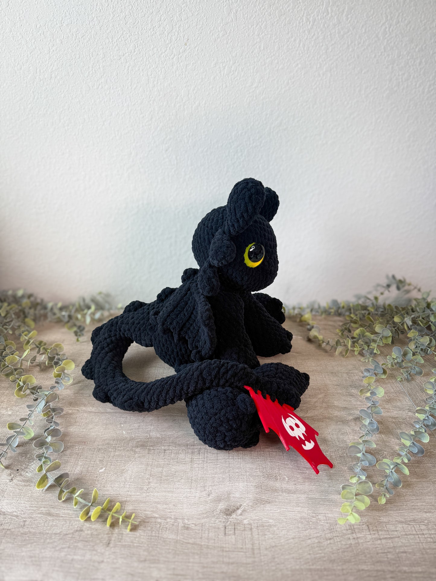 Midnight the Cuddly Fury Dragon