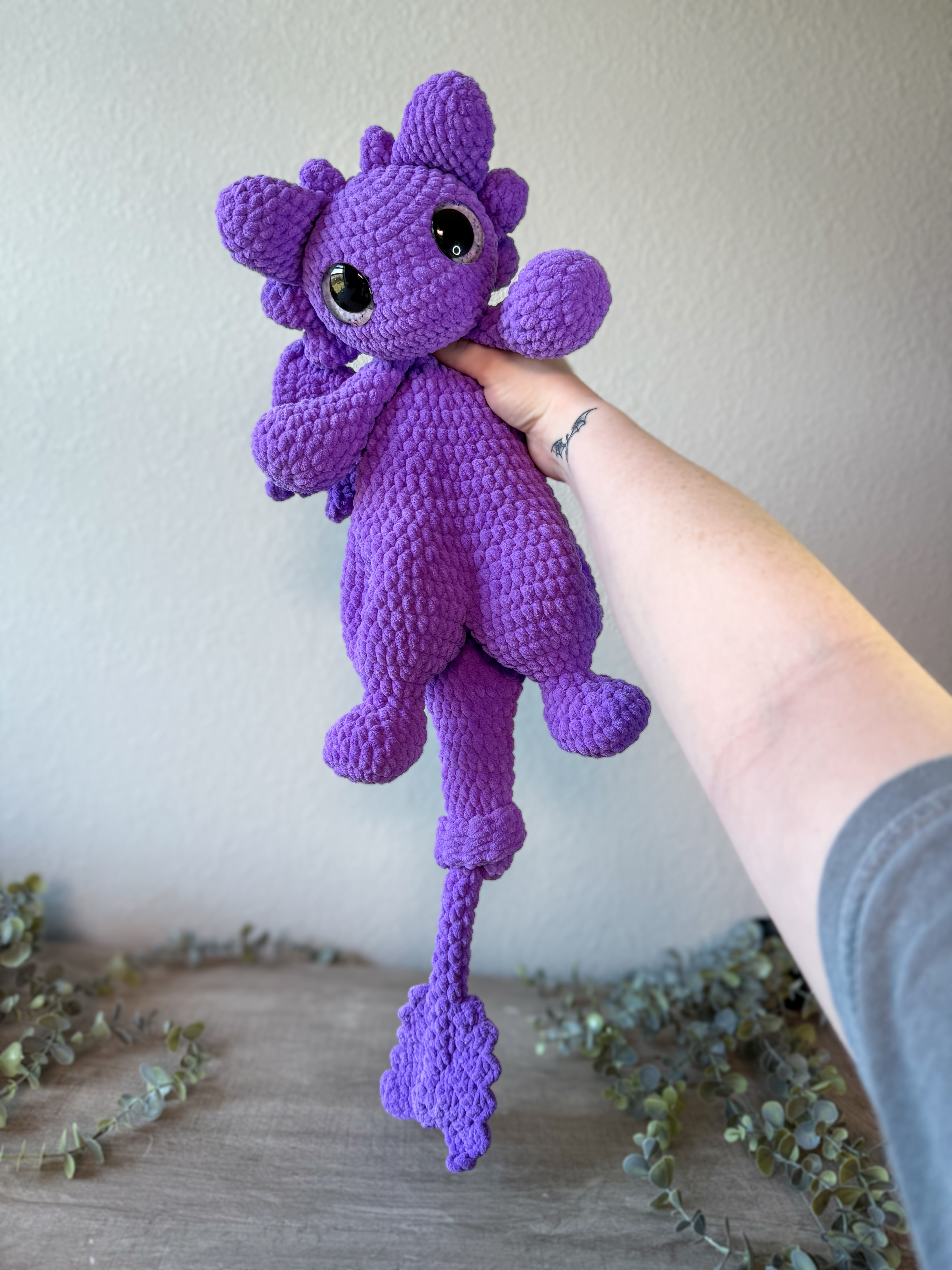 SNUGGLER Version - Supernova the Fury Dragon PDF Crochet Pattern